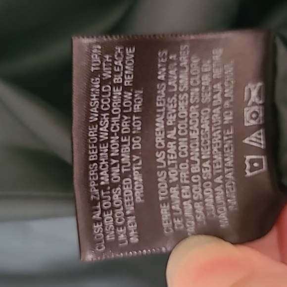 Laura Scott Green Zip-Up Jacket with hood that can be removed w/zipper, Medium - Picture 10 of 12